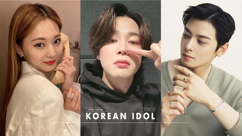 2021 Kpop百大明星票選排行TOP10!子瑜進榜、車銀優只排第二,冠軍由BTS這位奪下