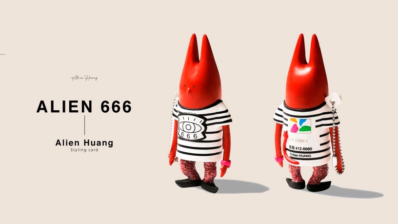 小鬼黃鴻升設計「ALIEN666公仔」造型悠遊卡上市,即日起限時不限量預購