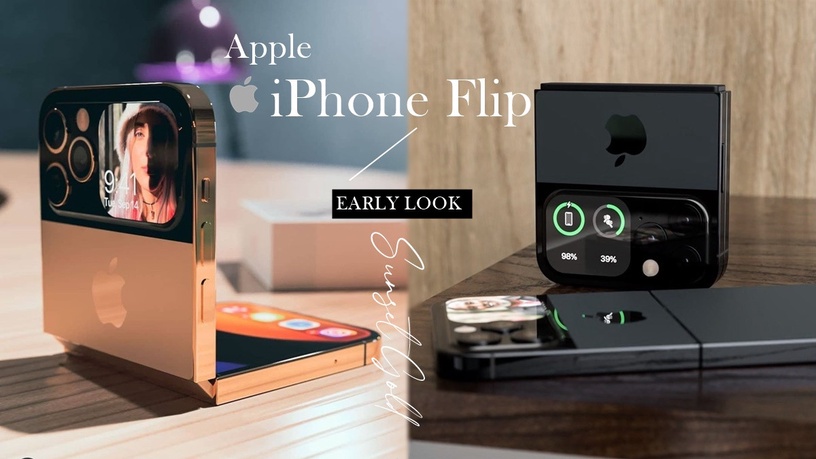 蘋果首款摺疊機iPhone Flip預測曝光!四眼怪鏡頭、背蓋螢幕登場,日落橘新色質感爆棚