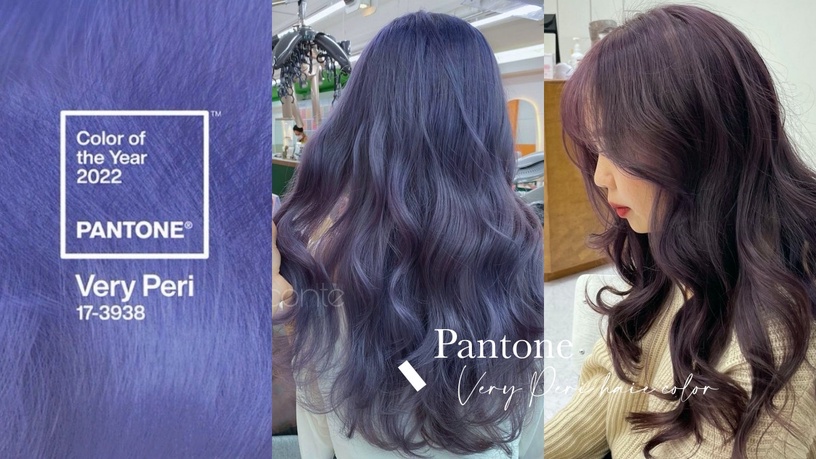 2022 Pantone長春花藍髮色範本!灰霧藍紫、粉藍紫低調夢幻,這款更是韓星必染仙女髮色