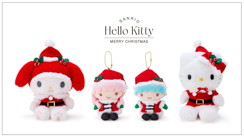 Kitty粉看過來!三麗鷗聖誕新品,Kitty、美樂蒂、雙子星化身聖誕老人陪你迎聖誕!