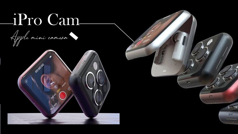 不只iPhone 14!蘋果迷你相機「iPro Cam」預測曝光,極光新色美哭,還可以收納耳機?