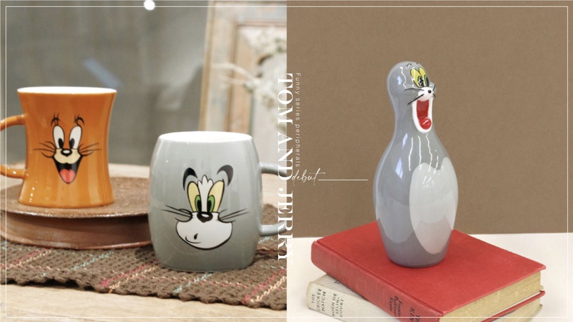 湯姆貓&傑利鼠變形了!Tom&Jerry「搞笑系列周邊」登場,保齡球存錢罐超欠收!