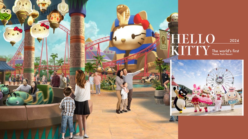 全球首座「HELLO KITTY主題樂園度假村」!主題樂園+逾200間酒店客房,凱蒂貓迷必朝聖