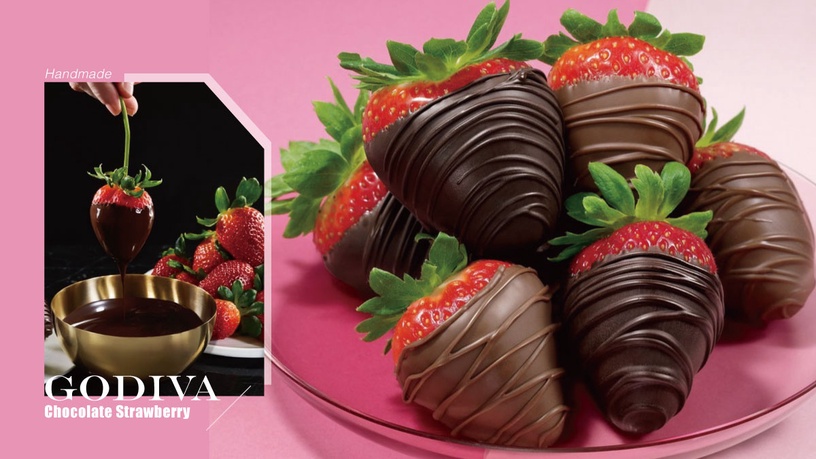 巧克力控開吃！GODIVA「手製草莓巧克力」熱賣回歸，整顆草莓包裹巧克力限時3天開賣