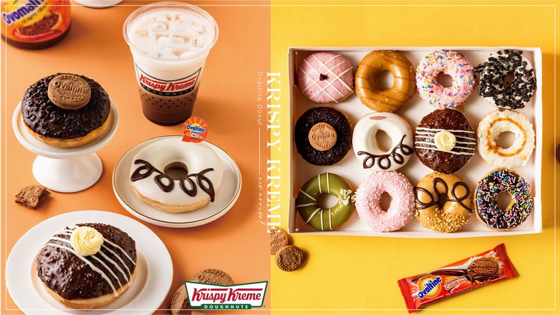 Krispy Kreme「阿華田卡士達甜甜圈」新登場!爆餡口感&脆酷力抹醬超過癮