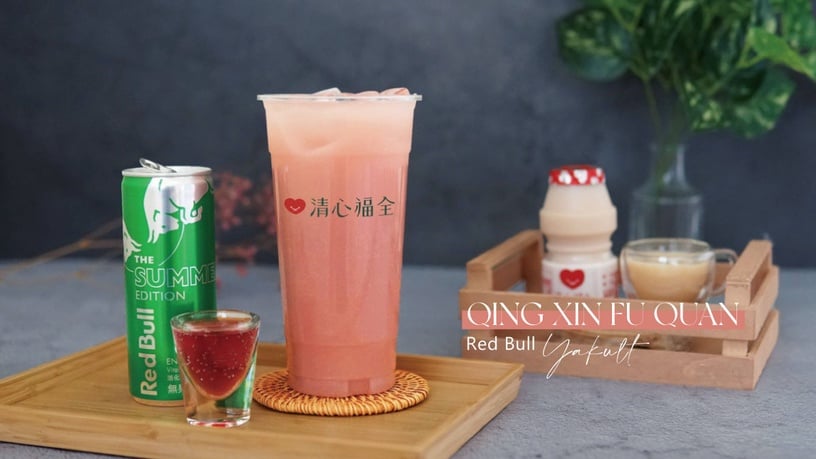 清心福全「Red Bull能量多多」新上市!清心優多+紅牛火龍果風味能量飲,解渴又提神