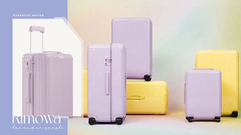 Rimowa 「薰衣草紫」、「香檸黄」行李箱夢幻新色登場,同色系手機殼絕美必收