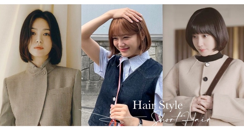 2022韓星短髮範本！朴恩斌、金世正短髮減齡顯嫩，這款中短髮更是爆紅、顯小臉必剪