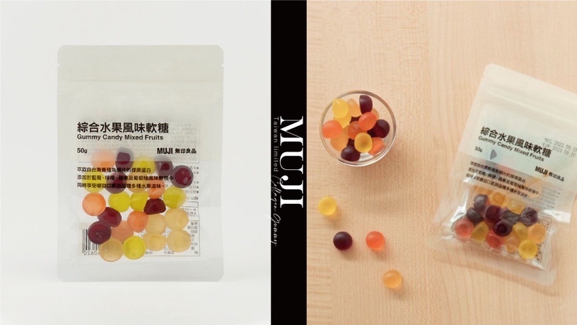 日本也買不到!台灣無印良品限定「膠原蛋白軟糖、即溶氣泡飲」新上市,酸甜口感必嚐鮮