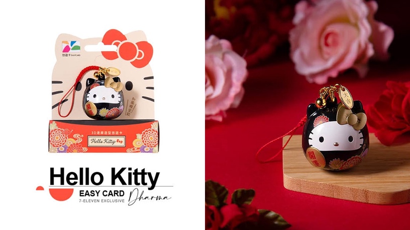 Kitty粉必收藏！「Hello Kitty 3D達摩造型悠遊卡」可愛登場，「這裡」獨家開賣