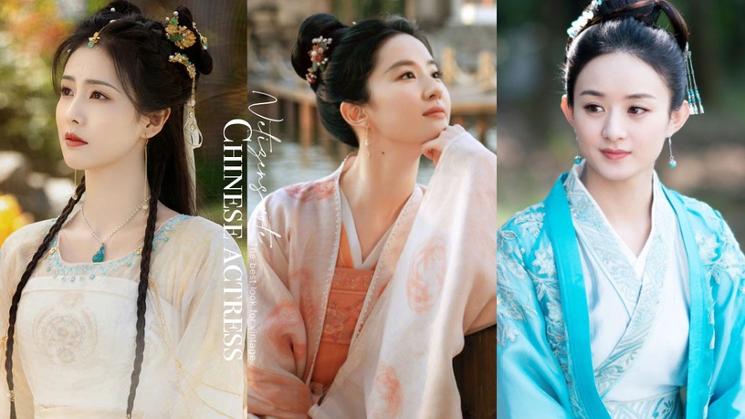 網票選「天選古裝女神」Top8!白鹿入榜,楊冪第五,趙麗穎第三,《夢華錄》劉亦菲輸她