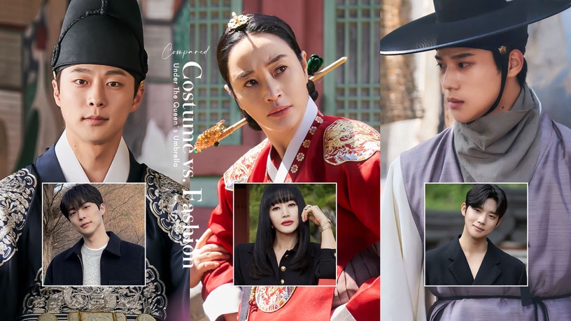 《王后傘下》演員古裝vs.時裝!金憓秀現代裝帥翻,義聖君時裝帥,成枏大君古裝更好看