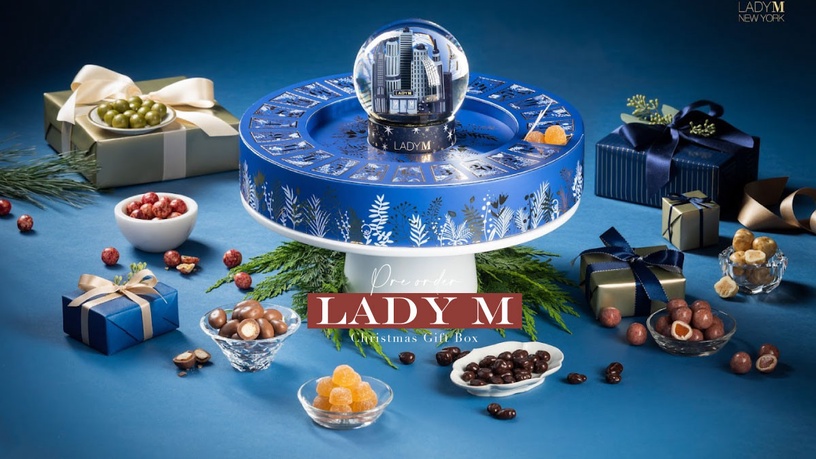 聖誕禮物推薦!LADY M「聖誕倒數月曆」下雪的城市水晶球、聖誕限定巧克力「這天」預購