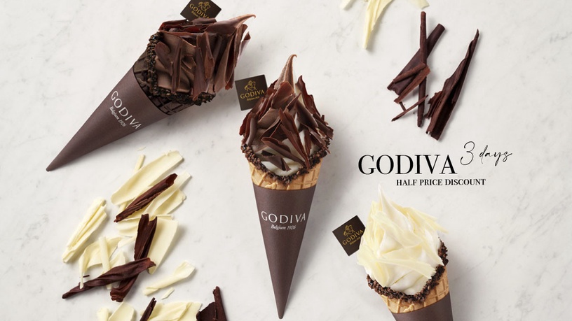 GODIVA巧克力霜淇淋優惠！GODIVA限時3天推「霜淇淋半價優惠」，「這裡」通通吃得到！