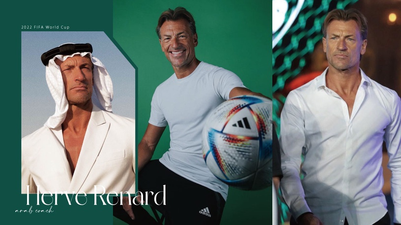 阿拉伯教練「Herve Renard」8件事!神似連恩尼遜、白襯衫是招牌,曾當過8年清潔工!