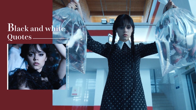 Netflix 美劇《星期三》15句黑白語錄:「我不相信天堂或地獄,但我信奉復仇。」