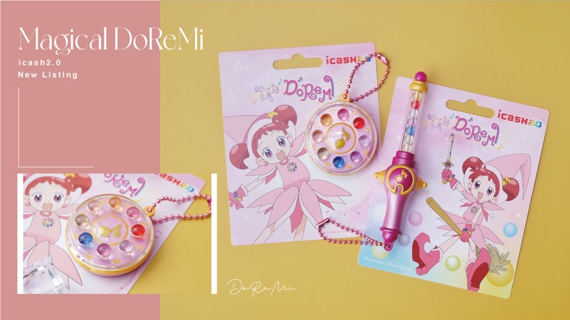 霹靂卡霹靂拉拉!小魔女DoReMi魔法道具icash2.0,轉換器、波隆兩款造型「這天」開賣!