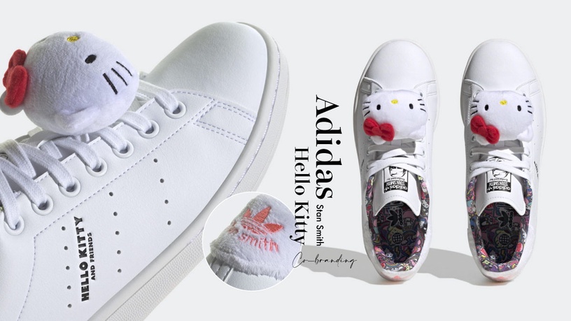 adidasxHello Kitty 聯名球鞋登場!不只超萌凱蒂貓大頭,連鞋墊都有滿版 Kitty 印花