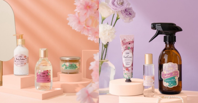 SABON「花霞之境」粉紅櫻花雨夢幻來襲!限量系列款款必收,母親節優惠一起快筆記!
