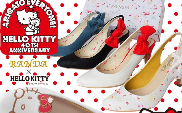 RANDA×HELLO KITTY 的聯名鞋款發售