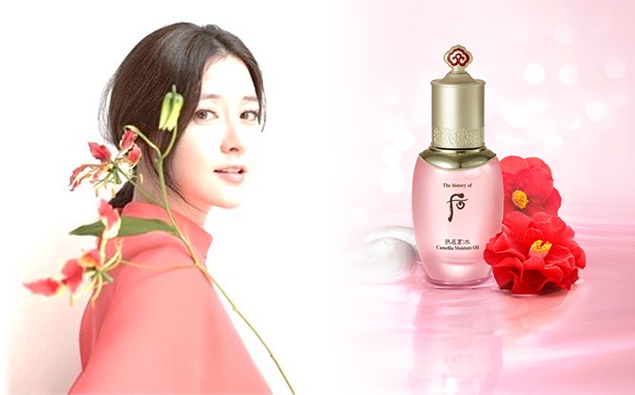 后 「山茶花保濕美容油」讓肌膚煥發奇蹟光彩!