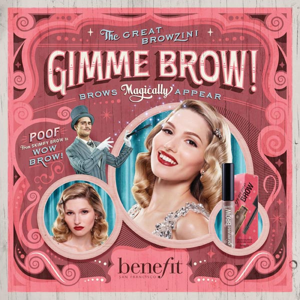 benefit「GIMME BROW還我美眉膏」炫風式登場