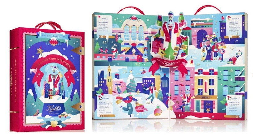 2019聖誕倒數月曆盤點!Kiehl's、YSL、Diptyque等倒數月曆,陪你掰指頭等待聖誕老公公