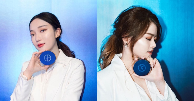 IG洗版狂生火!ARMANI絕美新品「極光藍氣墊」登場,少女人妻、GORIS妝效實測評比