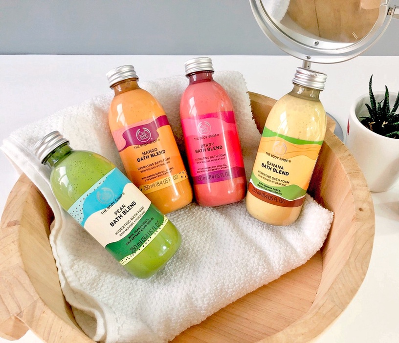 沐浴果昔 法國SPA薰衣草舒緩助眠香霧 宅在家保養 宅在家好物 TheBodyShopTaiwan 美體小舖