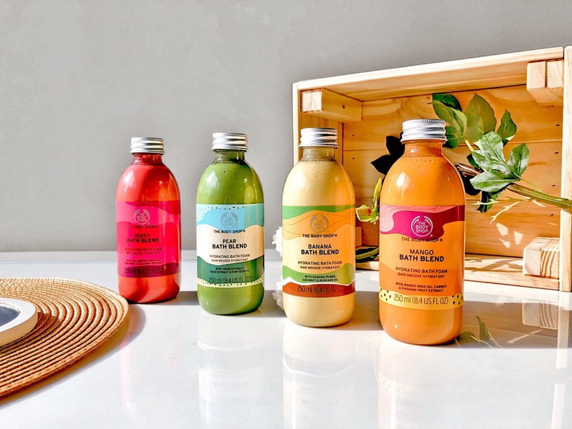 沐浴果昔 法國SPA薰衣草舒緩助眠香霧 宅在家保養 宅在家好物 TheBodyShopTaiwan 美體小舖