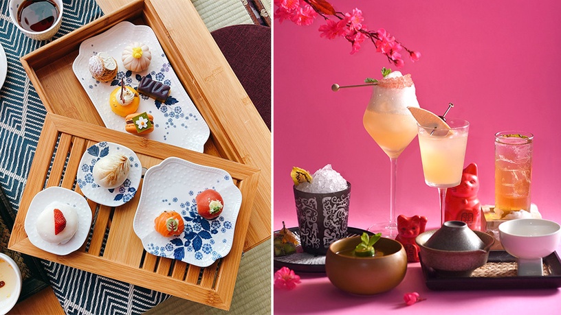 絕美日式調酒甜點!W Hotel紫艷酒吧X Wedgwood推出限定「JAP-YEN 和風艷」姊妹必去