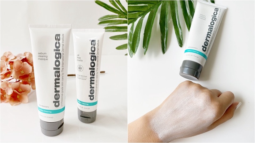 Dermalogica德卡 成人痘 抗痘推薦 淨化平衡面膜 抗痘防曬 純淨亮顏系列 純淨爽膚輕透防曬乳 Oil Free Matte SPF30 Sebum Clearing Masque Active Clearing
