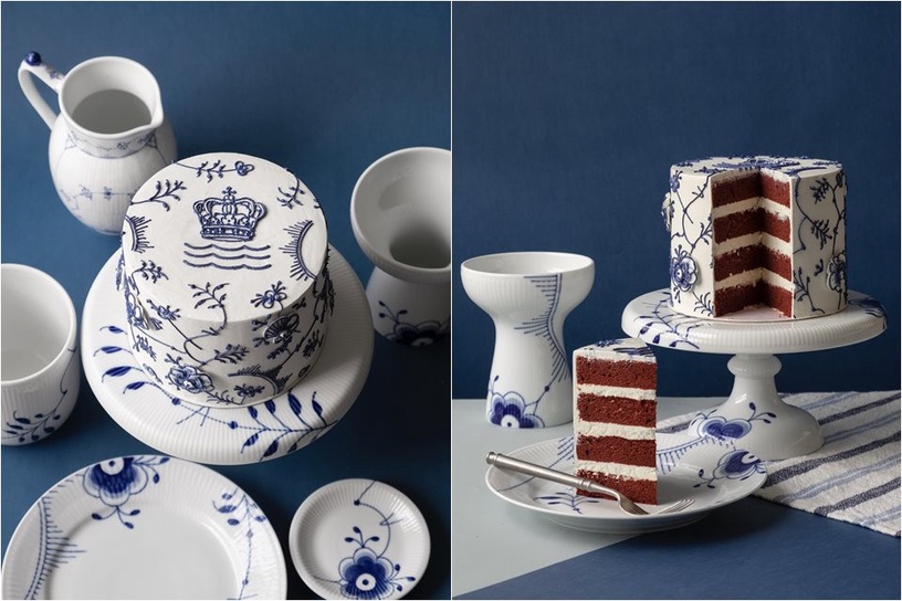 皇家哥本哈根 royalcopenhagen 擺盤challenge