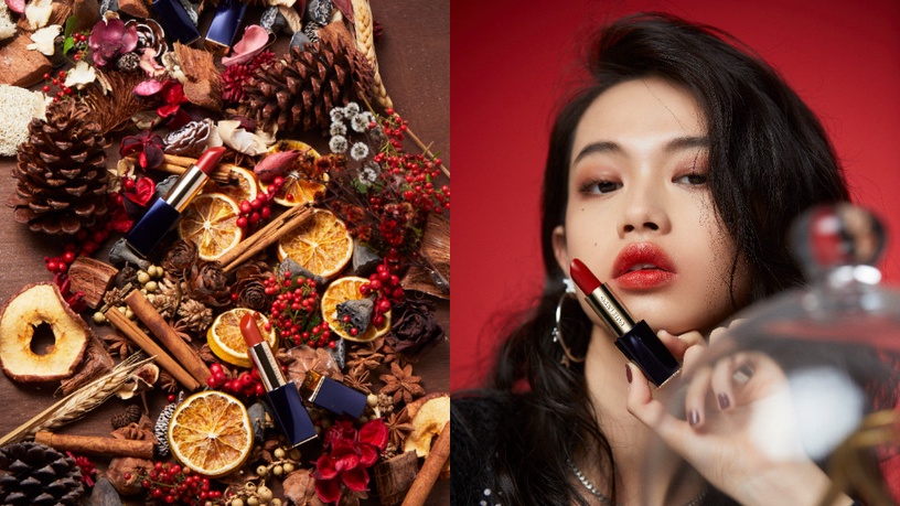 雅詩蘭黛聖誕全新唇色!今年秋冬最生火的顯白「栗熱紅酒唇」,跑趴內行人必帶款搶先擦