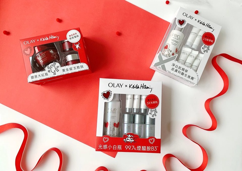 春天爆光有感必收!OLAY聯名款「光感小白瓶」14天半臉實測,竟變黑白臉嚇歪B編