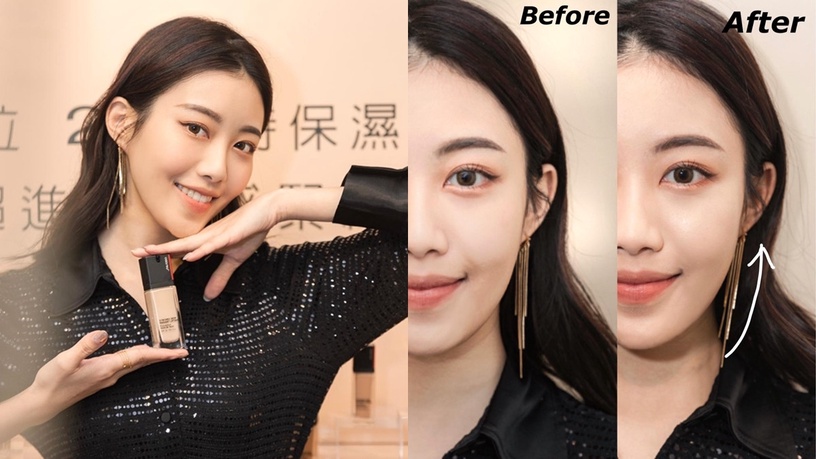 底妝彈力女超人_資生堂超進化光感緊緻粉底_24小時長效保濕功效