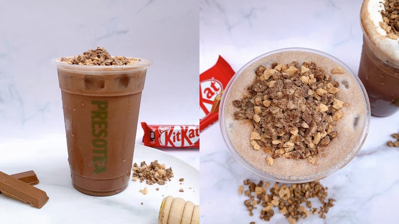 鮮茶道 Kitkat聯名 榛果摩卡脆脆 摩卡奶蓋脆脆
