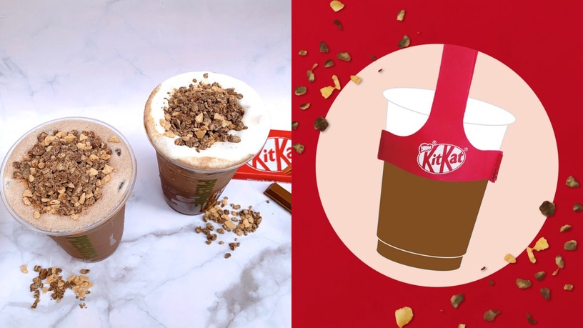 鮮茶道 Kitkat聯名 榛果摩卡脆脆 摩卡奶蓋脆脆