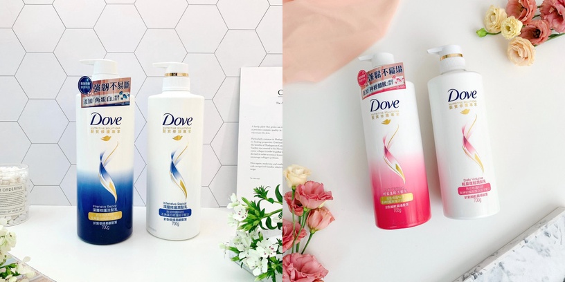 Dove多芬 胜肽水光瓶 9倍強韌 修護洗髮精推薦