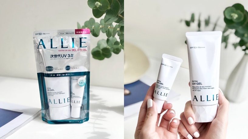 ALLIE ALLIE我的夏日時尚 EXUV高效防曬水凝乳N 防曬新水感 清爽肌至上 ALLIE抗摩擦絕不曬黑