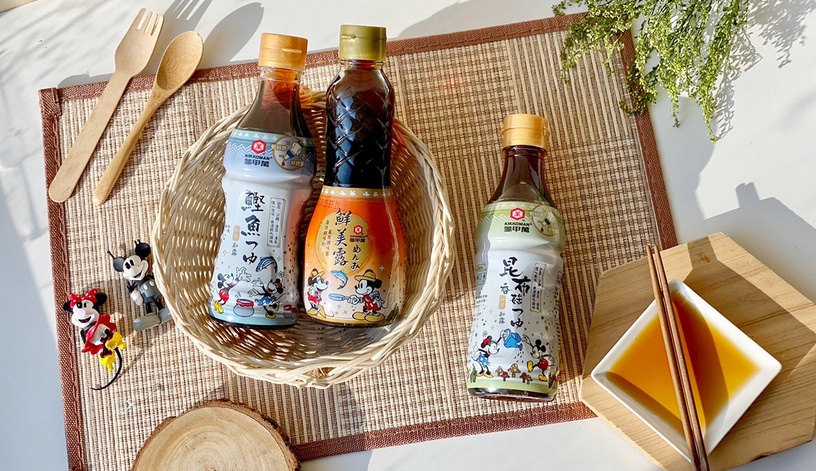 今年最可愛!迪士尼控必收「龜甲萬限定包裝」創新擠壓瓶不怕失手、讓料理成為療癒日常