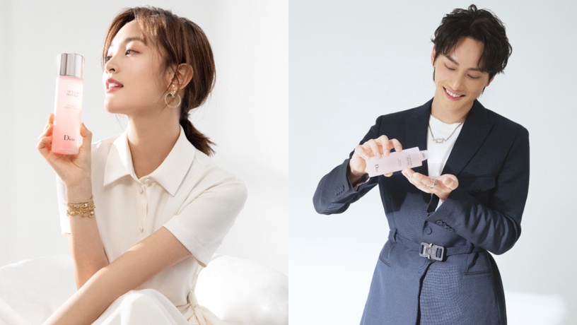 竟然比⟪悲傷CP⟫還放閃?#DIOR超能亮CP七天養成彈潤透亮,王淨、范少勳也秒被圈粉!
