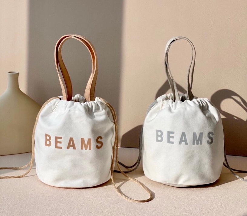 資生堂 國際櫃 百優精純乳霜 NO1乳霜王 BEAMS潮流束口袋