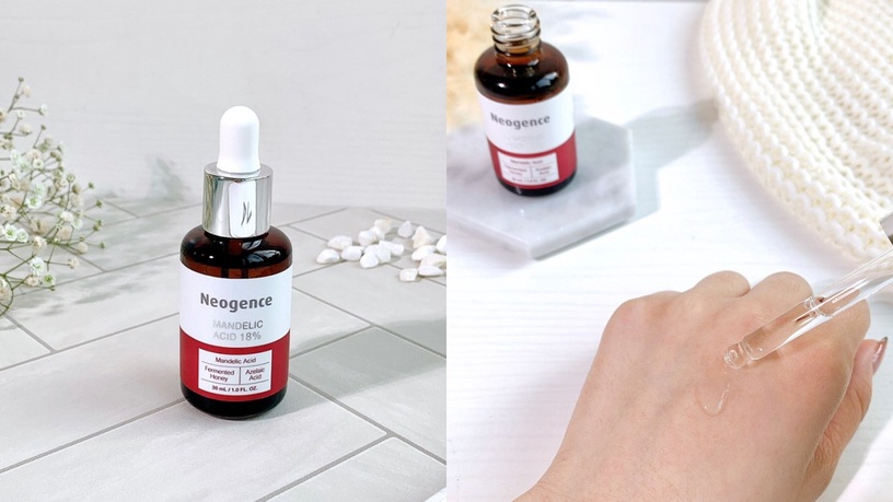 Neogence 霓淨思 杏仁酸透亮煥膚精華 煥膚小紅瓶 新一代無痛煥膚權威 杏仁酸瞬效淨痘無瑕精華 24h極效對抗痘痘 精準改善油痘瑕疵