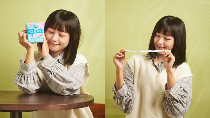 妹妹悶熱流汗變火爐?小吳&YOYO激推「衛生棉天花板」妹妹舒涼金速喜,2倍吸收不黏妳!