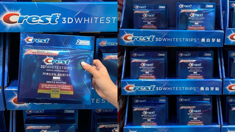 好市多 Crest美白牙貼 牙齒美白
