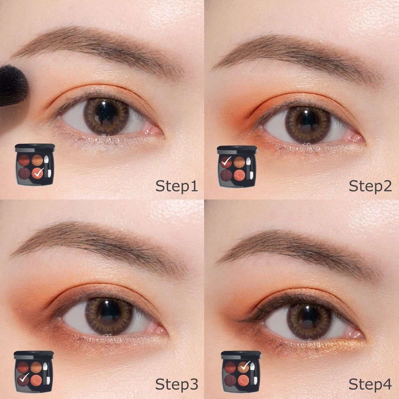 CHANEL 香奈兒 斜紋軟呢四色眼影 香奈兒四色眼影