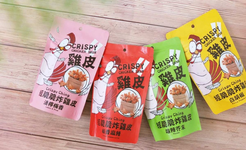 雞皮餅乾 黃金蒜片 甜不辣脆片 經脆脆