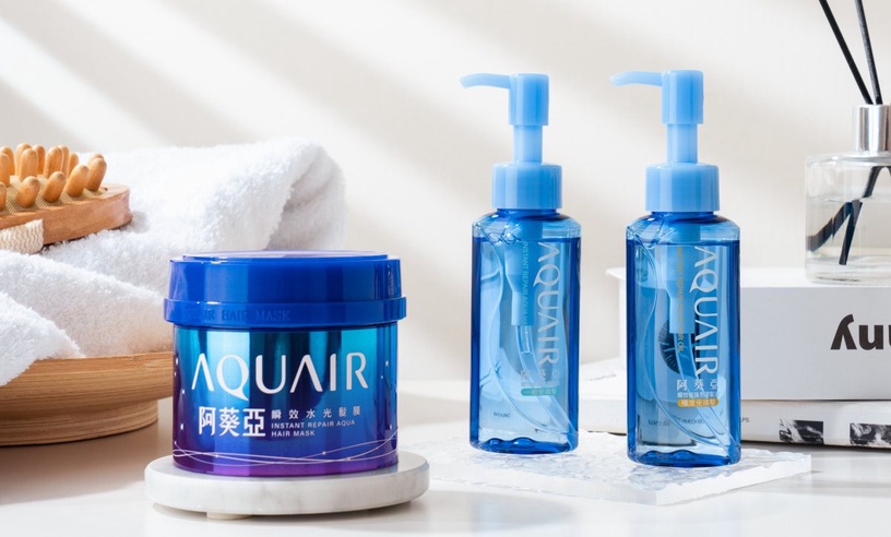 新瞬效水光髮膜 瞬效修護亮澤髮油 修護升級收服毛躁 AQUAIR阿葵亞